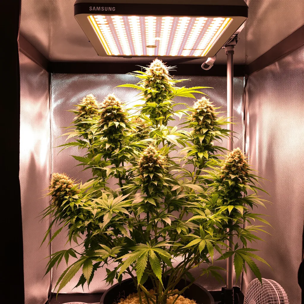 Plante de cannabis Chupacabra en floraison — 60-100 cm autofloraison