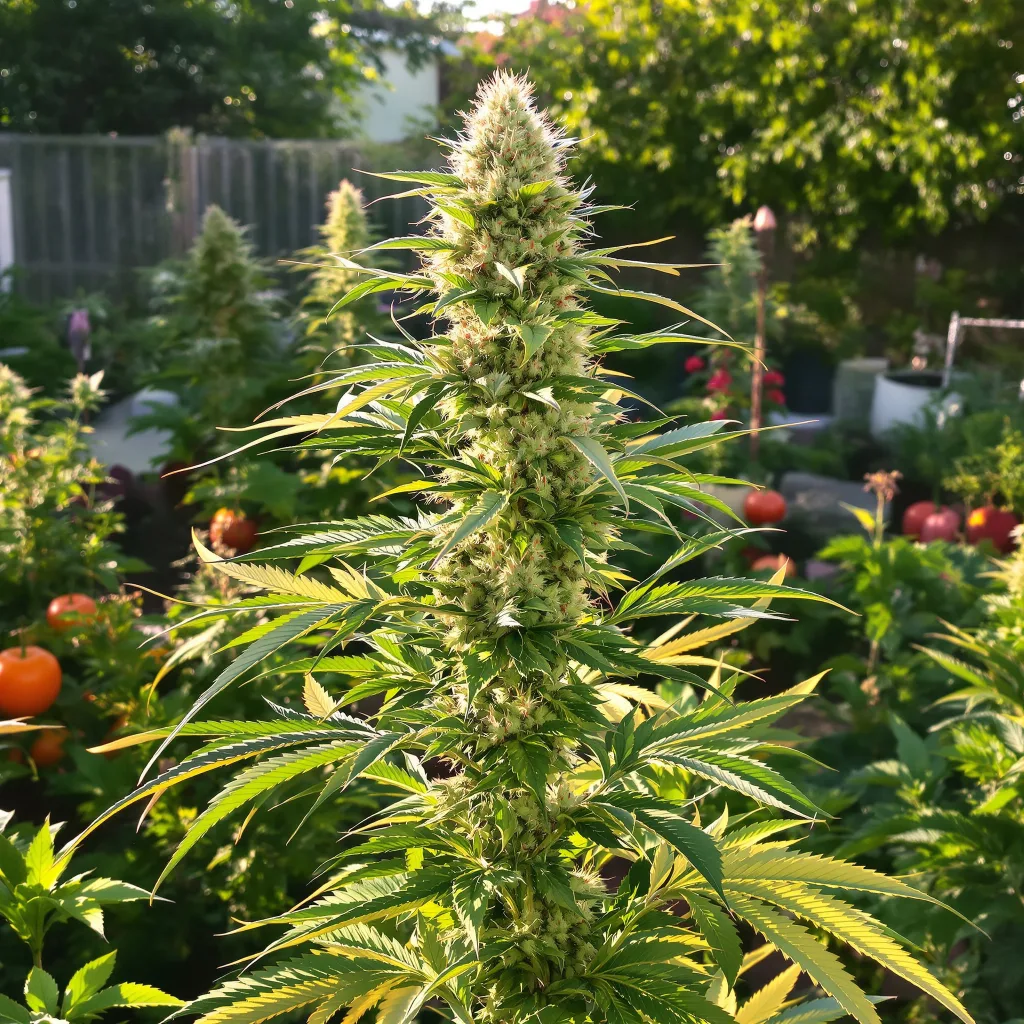 Chupacabra 58% indica / 42% sativa — fleur avec trichomes visibles