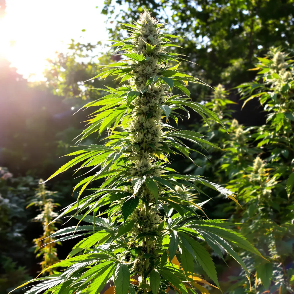 Cinderella's Dream 30% indica / 70% sativa — fleur avec trichomes visibles