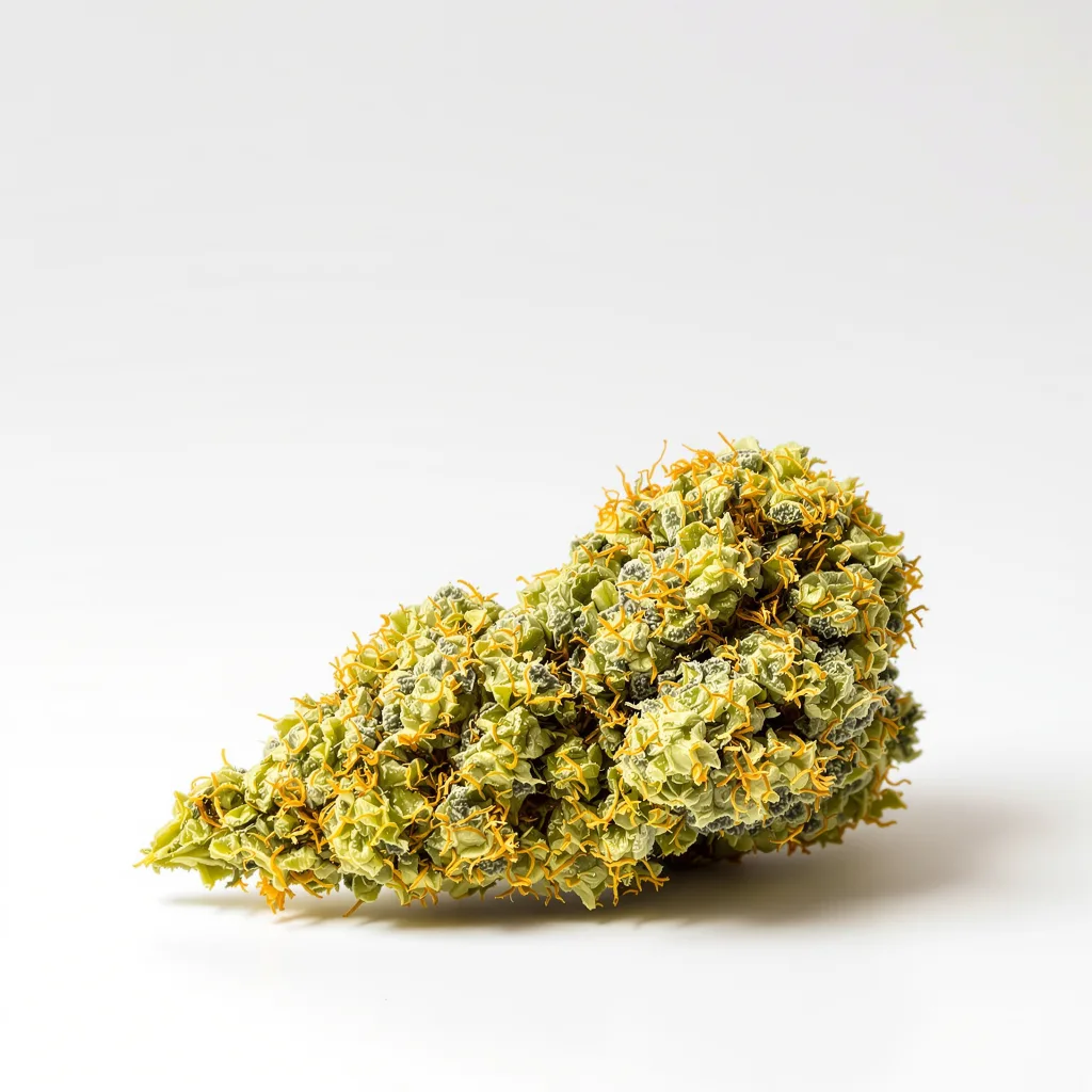 Cinderella's Dream 30% indica / 70% sativa — fleur avec trichomes visibles
