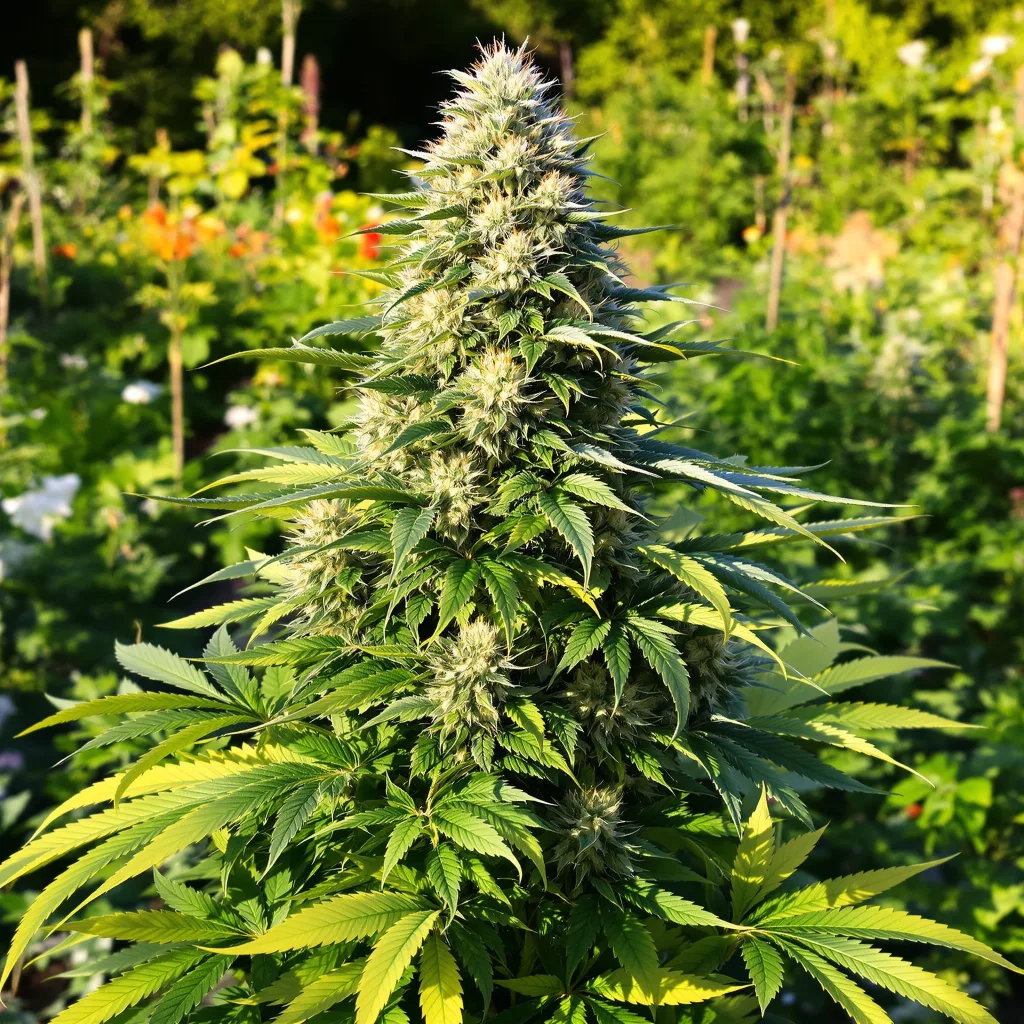Cinex 30% indica / 60% sativa — fleur avec trichomes visibles