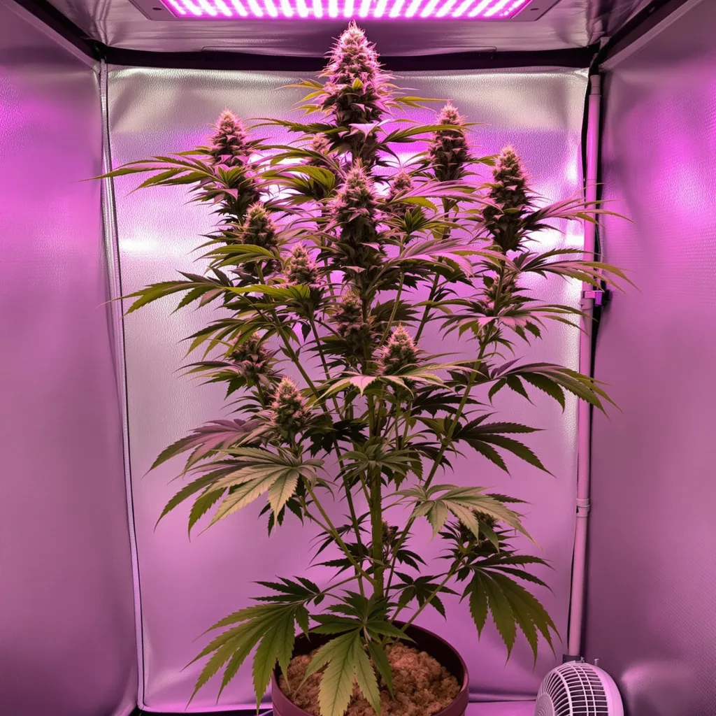 Plante de cannabis Citrus Sap en floraison — 150-200 cm féminisée