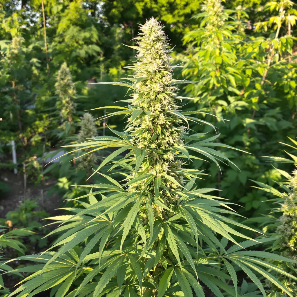 Citrus Sap 20% indica / 80% sativa — fleur avec trichomes visibles
