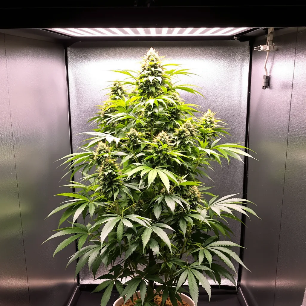 Plante de cannabis Clementine en floraison — 150-200 cm féminisée