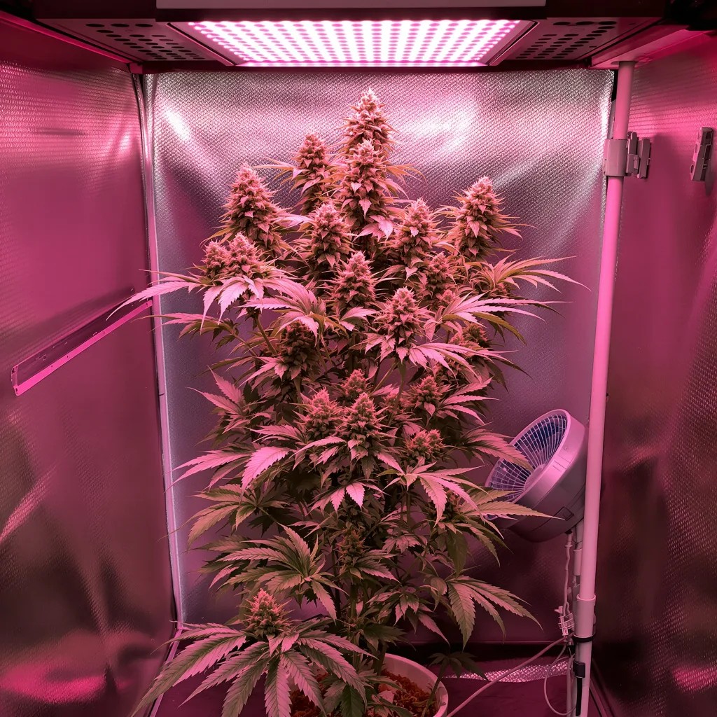 Plante de cannabis Colombian Gold en floraison — 60-100 cm autofloraison