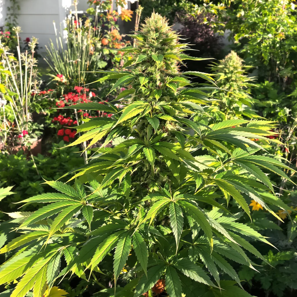Colorado Bubba 87% indica / 13% sativa — fleur avec trichomes visibles
