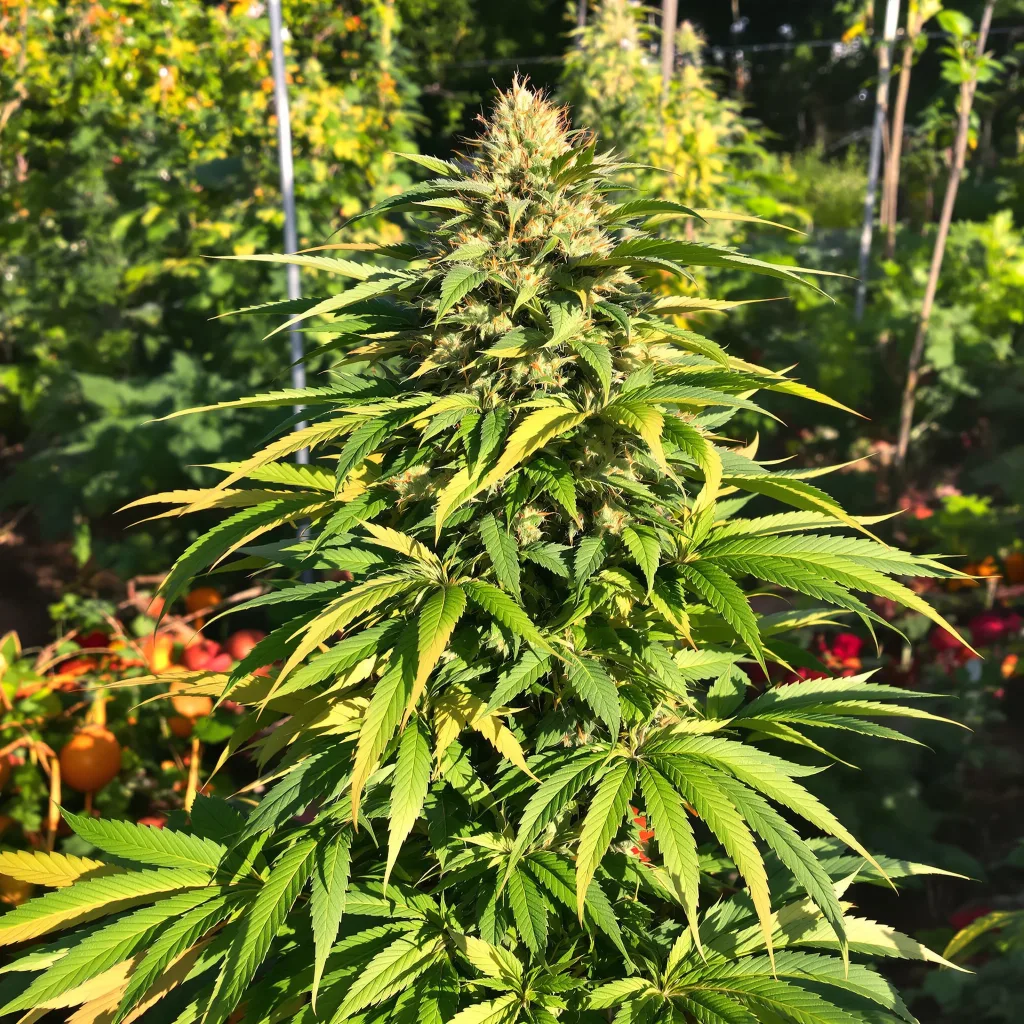 Confidential Wreck 76% indica / 24% sativa — fleur avec trichomes visibles