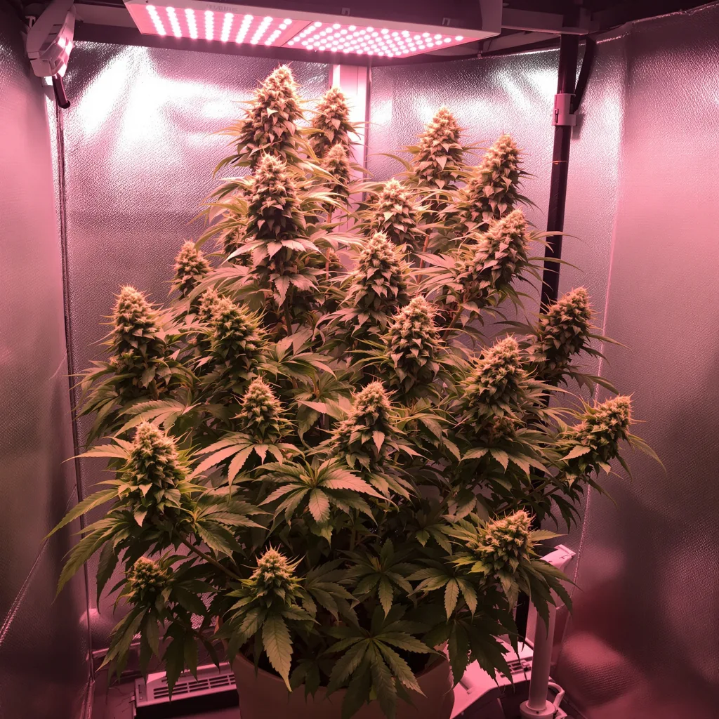 Plante de cannabis Cookie Breath en floraison — 120-180 cm féminisée