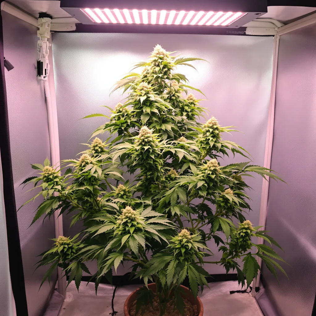 Plante de cannabis Cookie Wreck en floraison — 120-180 cm féminisée