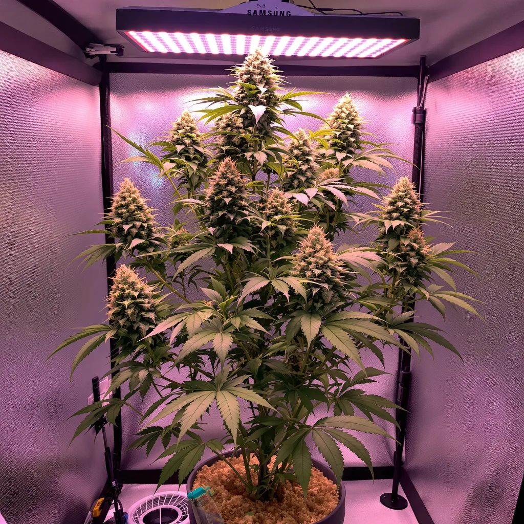 Plante de cannabis Cookies and Cream en floraison — 120-180 cm féminisée