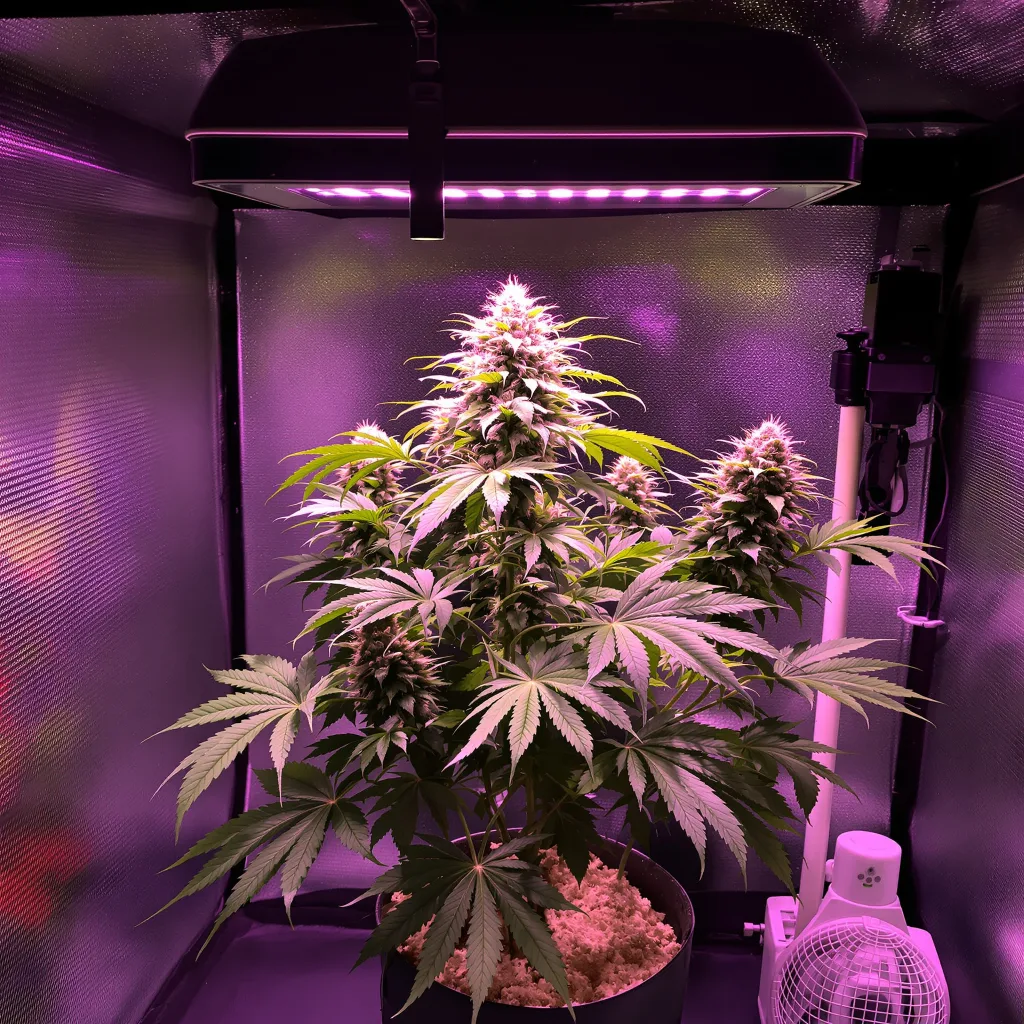 Plante de cannabis Cookies Kush en floraison — 90-130 cm féminisée
