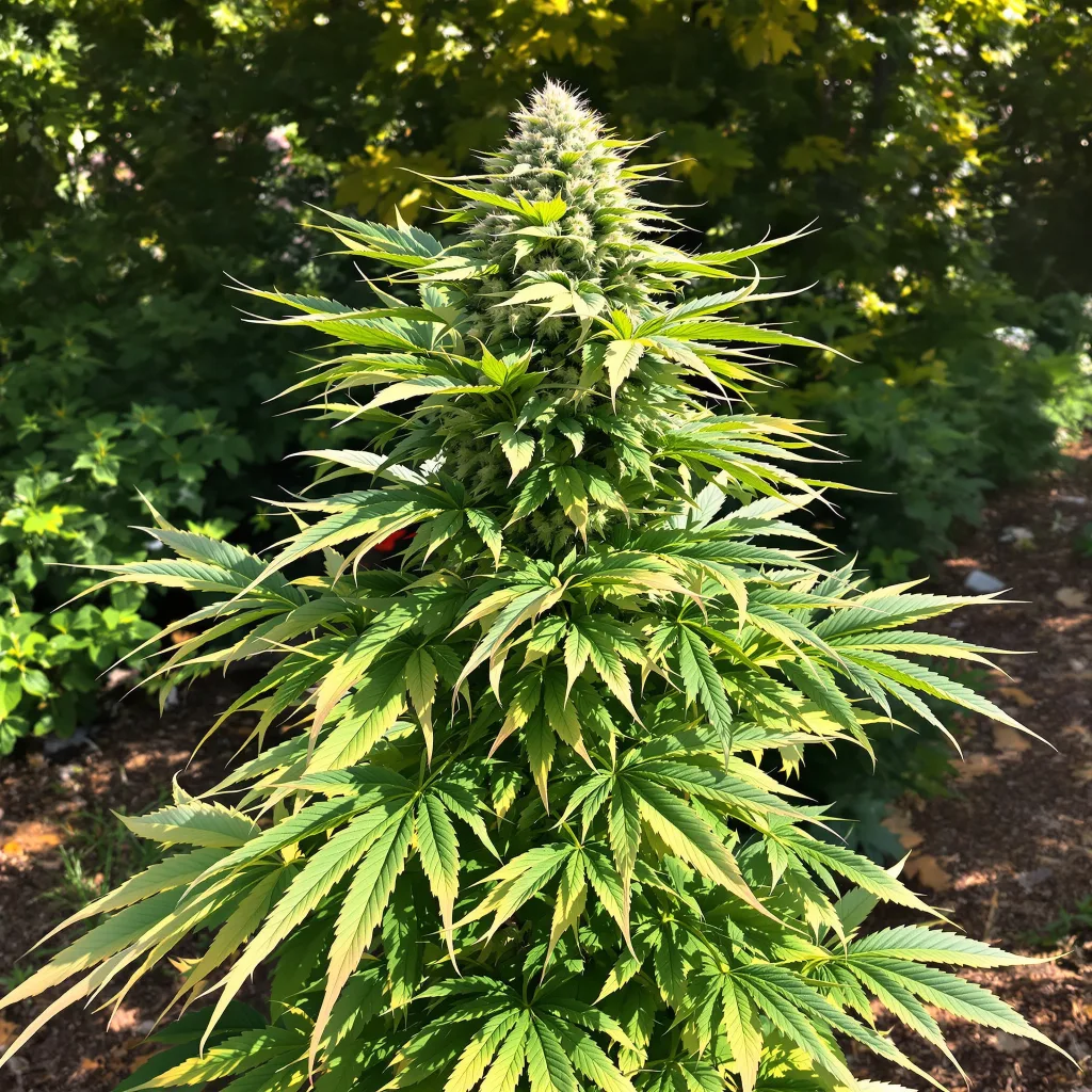 Cookies Kush 84% indica / 16% sativa — fleur avec trichomes visibles