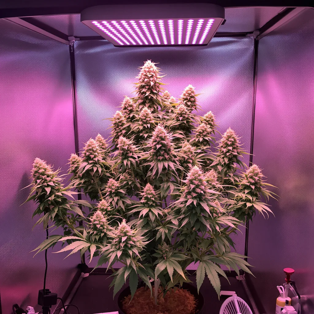 Plante de cannabis Corkscrew en floraison — 60-100 cm autofloraison