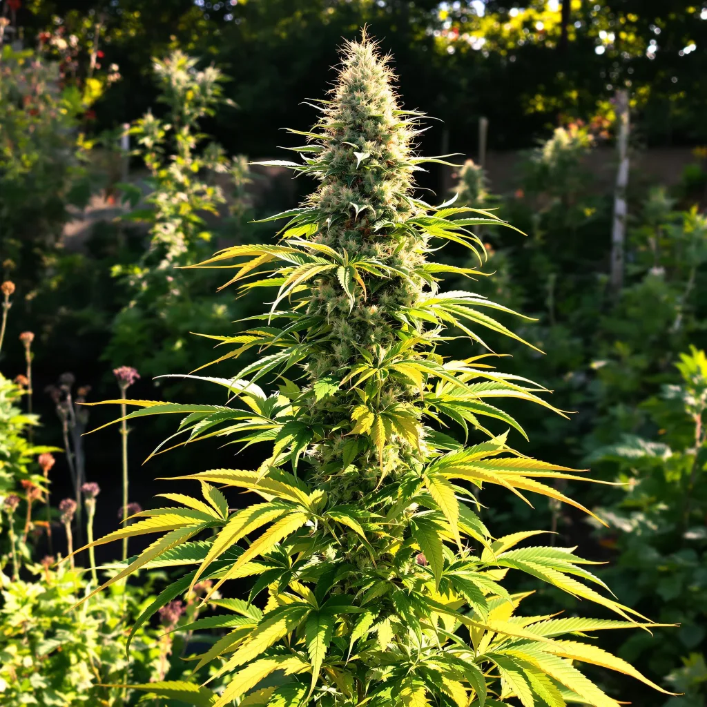 Corkscrew 57% indica / 43% sativa — fleur avec trichomes visibles
