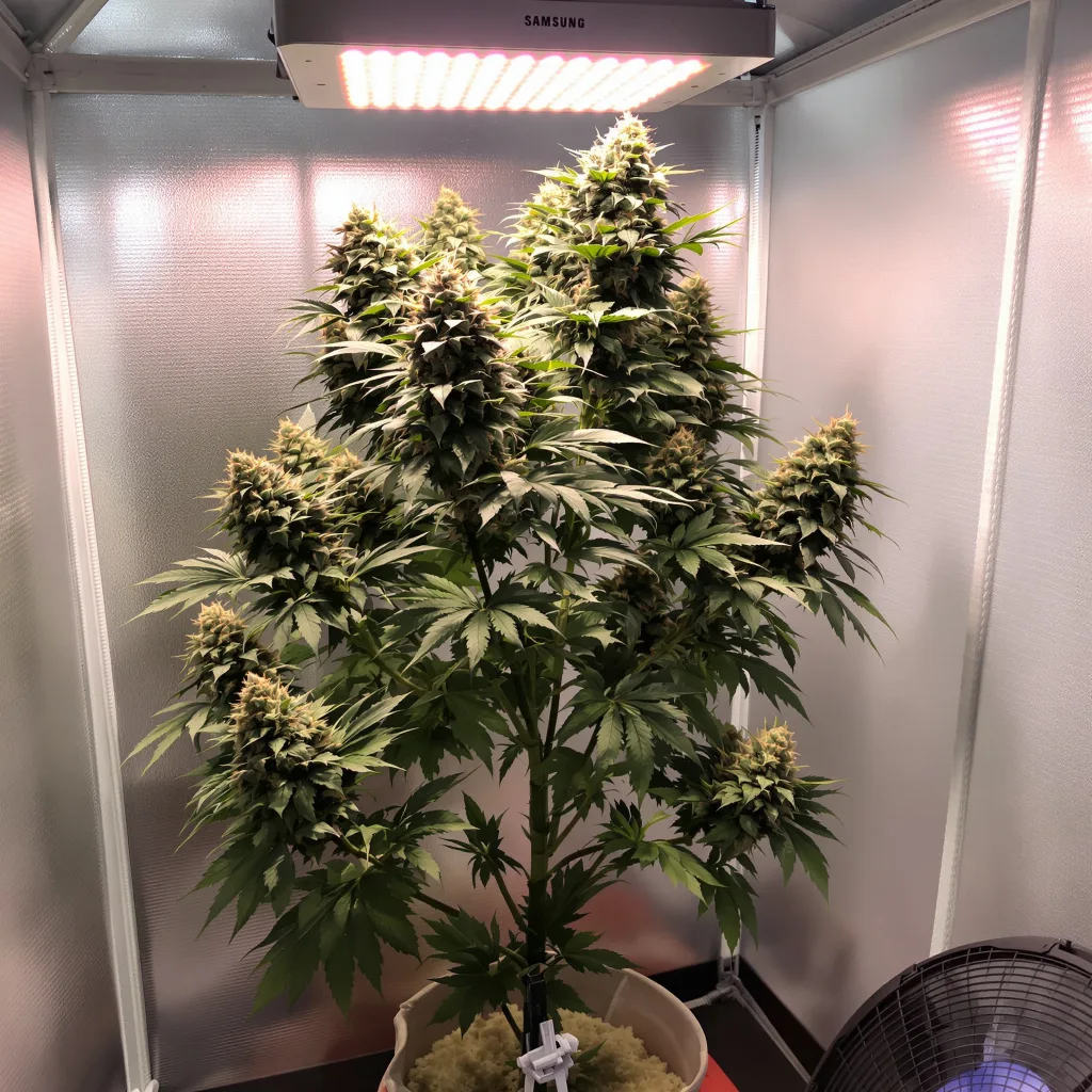 Plante de cannabis Corleone Kush en floraison — 60-100 cm autofloraison