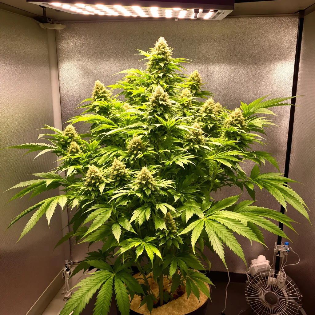 Plante de cannabis Cornbread en floraison — 90-130 cm féminisée