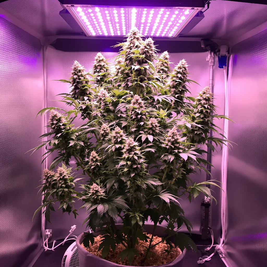 Plante de cannabis Cotton Candy Kush en floraison — 120-180 cm féminisée