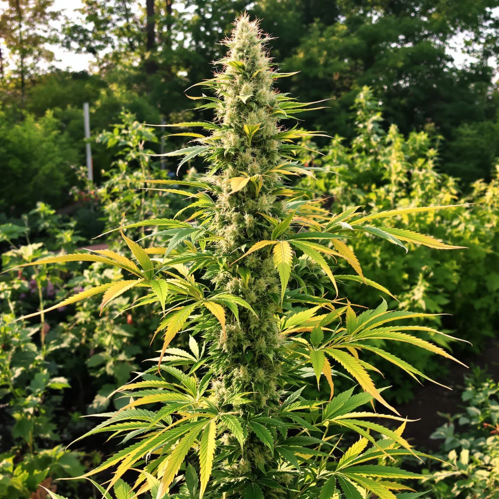 Cotton Candy Kush 50% indica / 50% sativa — fleur avec trichomes visibles