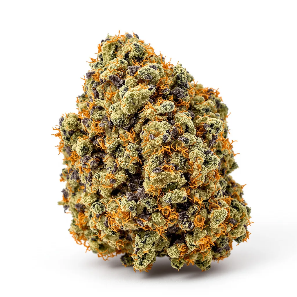 Couch Lock Pack 80% indica / 20% sativa — fleur avec trichomes visibles