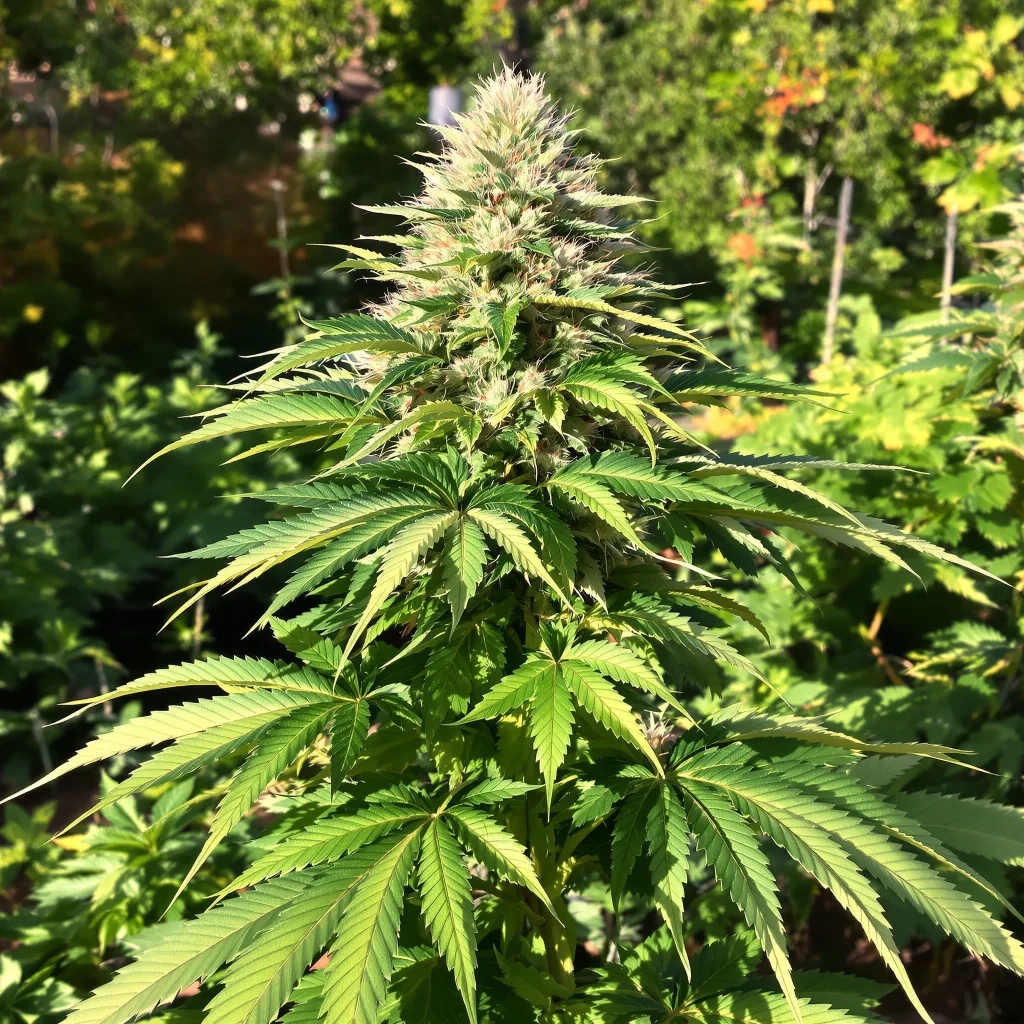 Cowboy Kush 84% indica / 16% sativa — fleur avec trichomes visibles