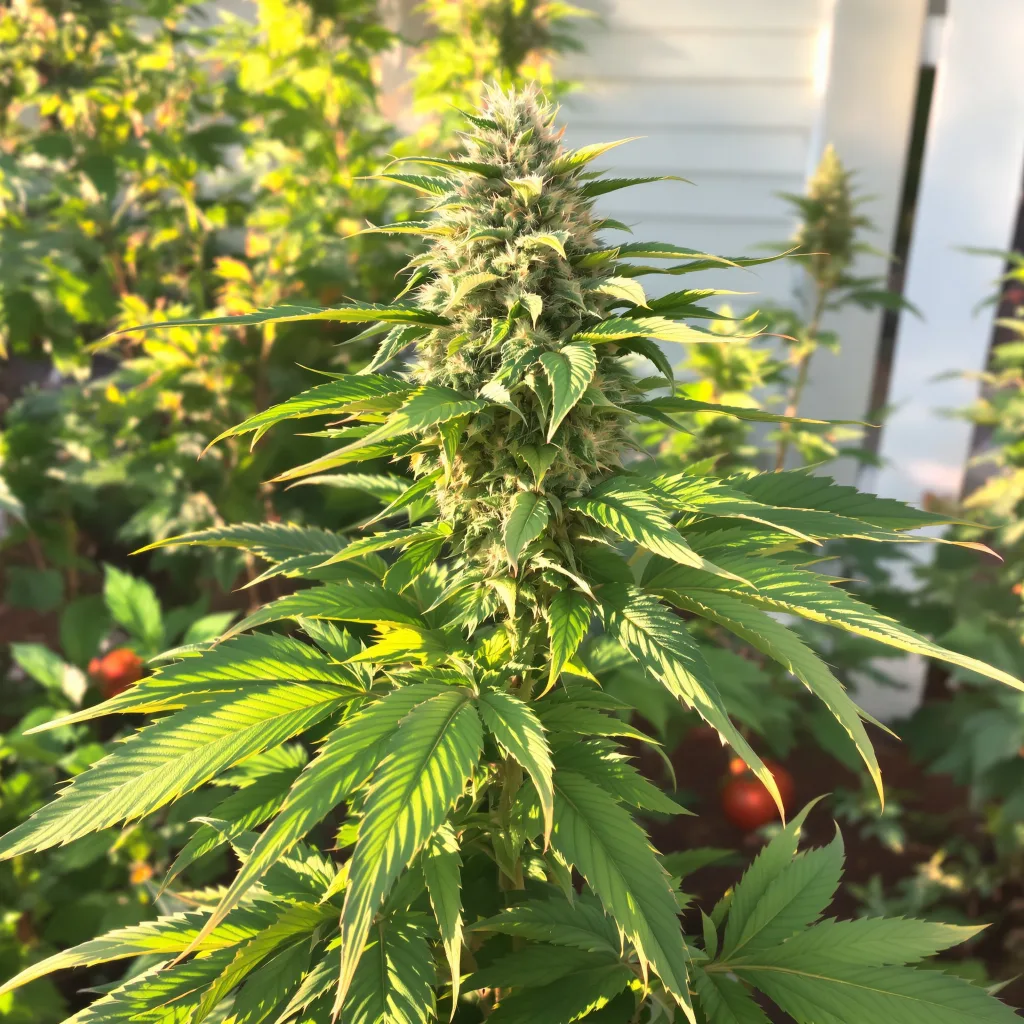 Cracker Jack 81% indica / 19% sativa — fleur avec trichomes visibles
