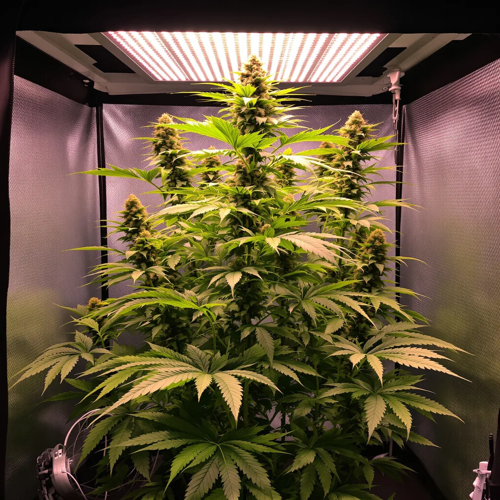Plante de cannabis Cramnesia en floraison — 150-200 cm féminisée