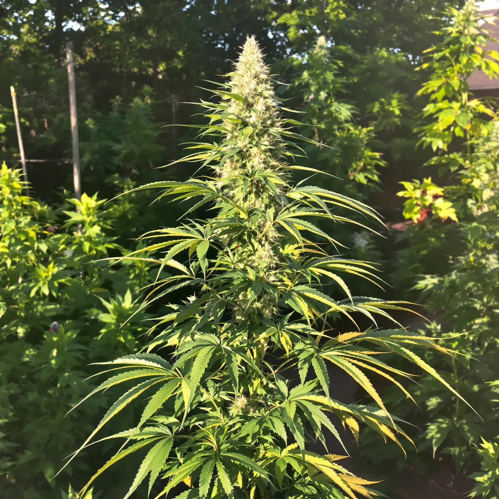 Cramnesia 19% indica / 81% sativa — fleur avec trichomes visibles