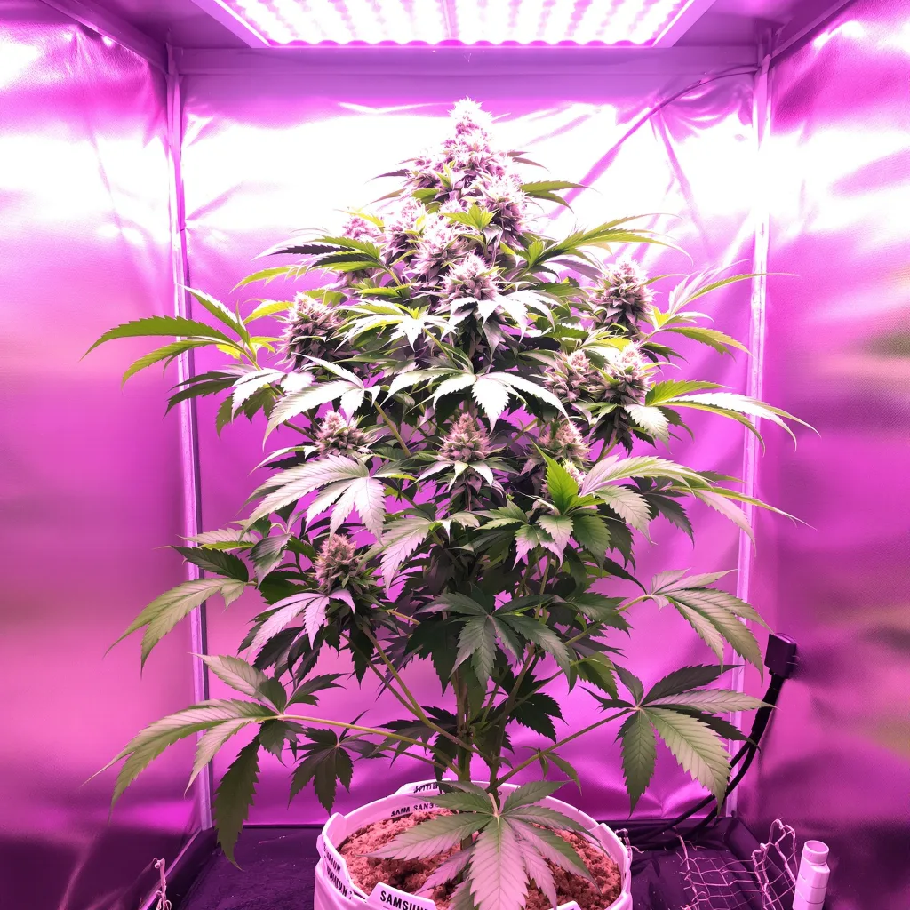 Plante de cannabis Cream en floraison — 90-130 cm féminisée