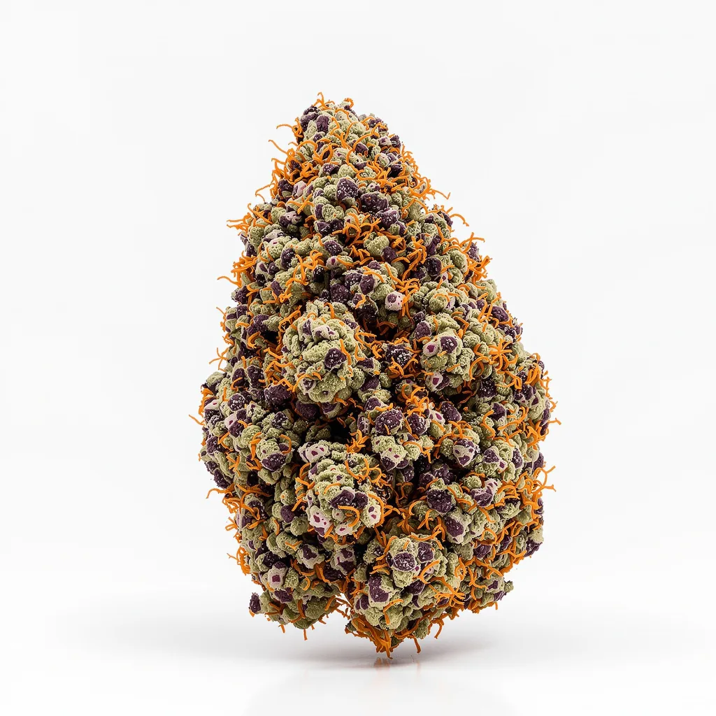 Critical Fast Bud 70% indica / 30% sativa — fleur avec trichomes visibles
