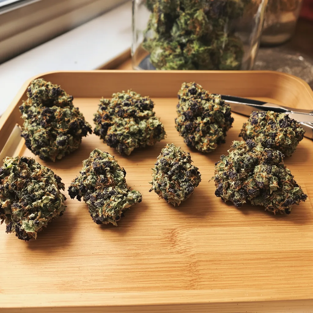 Critical Fast Bud 70% indica / 30% sativa — fleur avec trichomes visibles