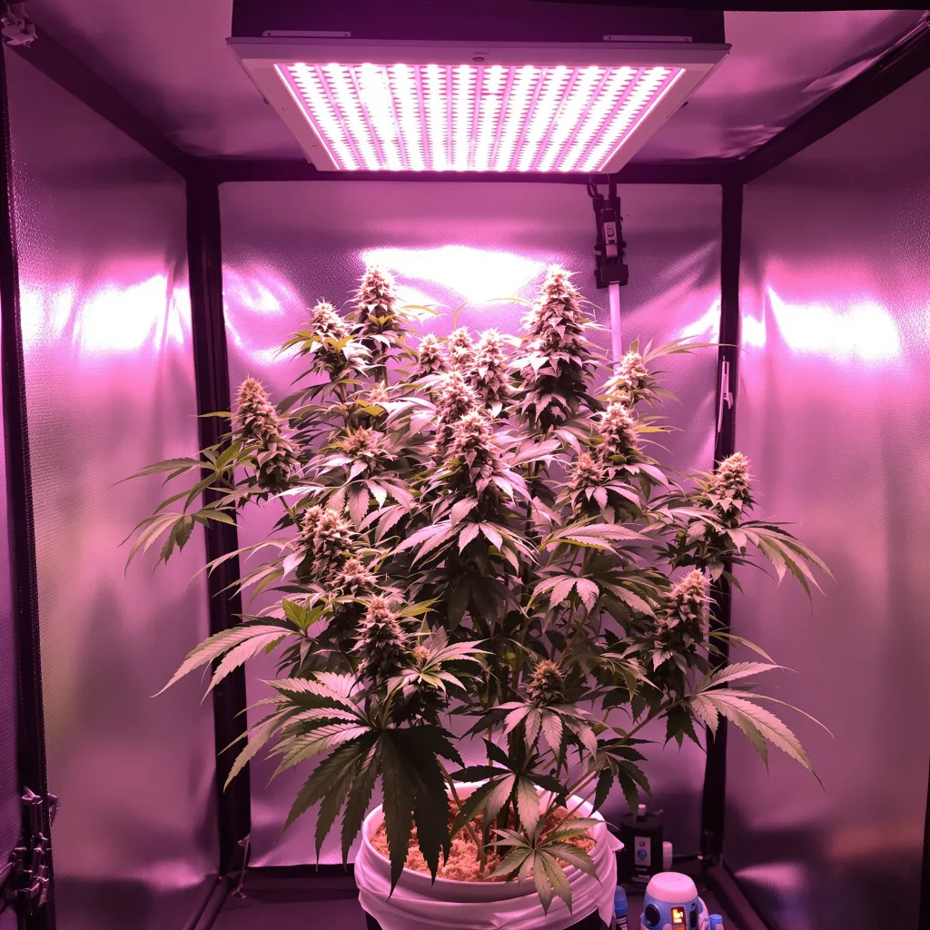 Plante de cannabis Critical Glue en floraison — 60-100 cm autofloraison