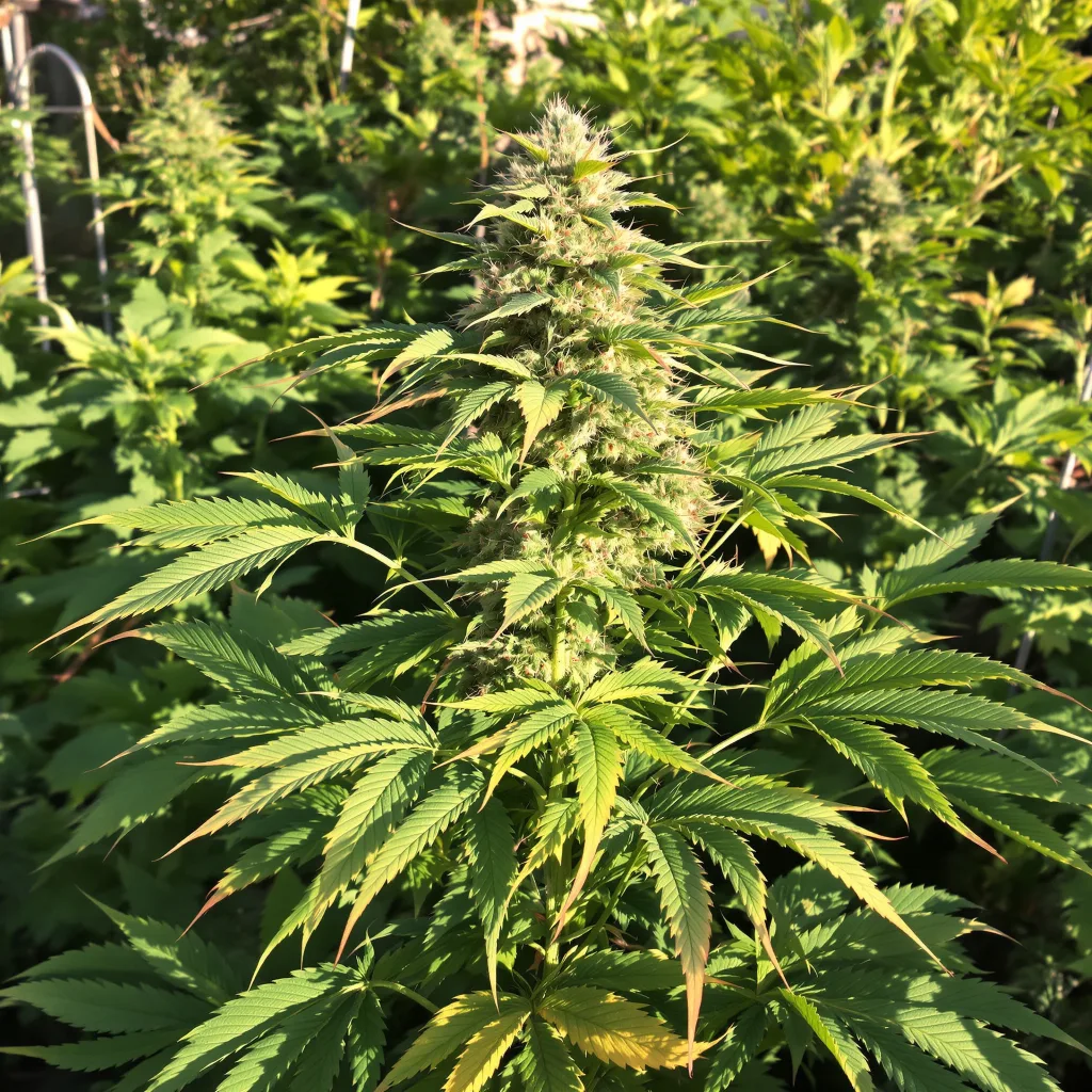 Critical Kush 87% indica / 13% sativa — fleur avec trichomes visibles