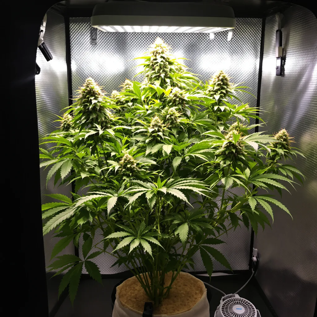 Plante de cannabis Critical Kush en floraison — 90-130 cm féminisée