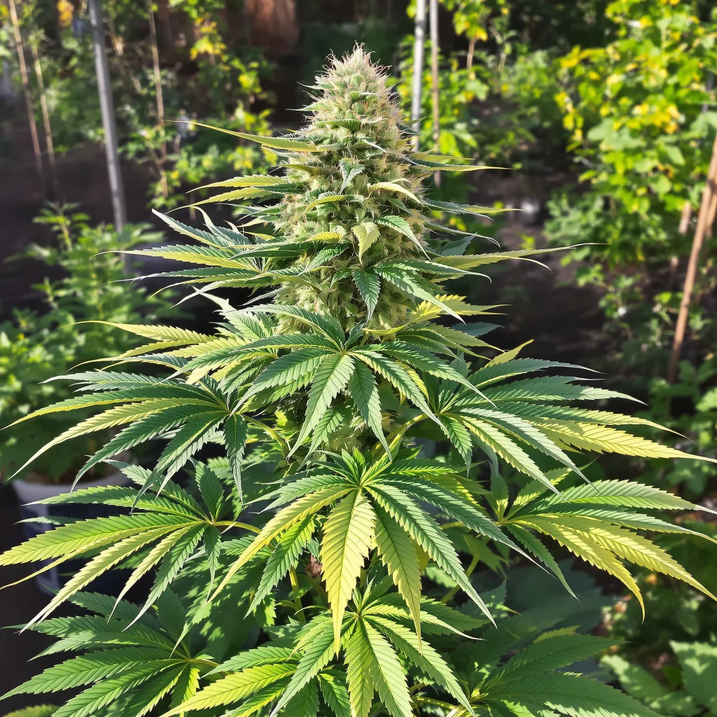 Critical Kush 87% indica / 13% sativa — fleur avec trichomes visibles