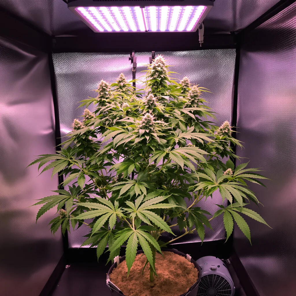 Plante de cannabis Critical Purple en floraison — 90-130 cm féminisée