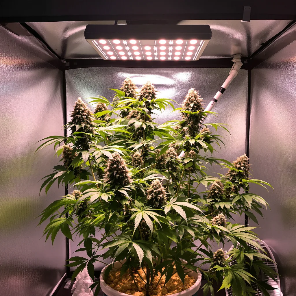 Plante de cannabis Critical Skunk en floraison — 90-130 cm féminisée