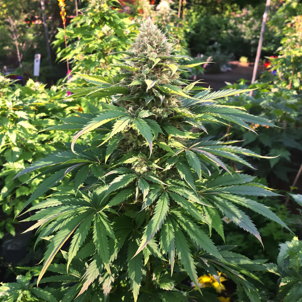 Critical Skunk 75% indica / 25% sativa — fleur avec trichomes visibles