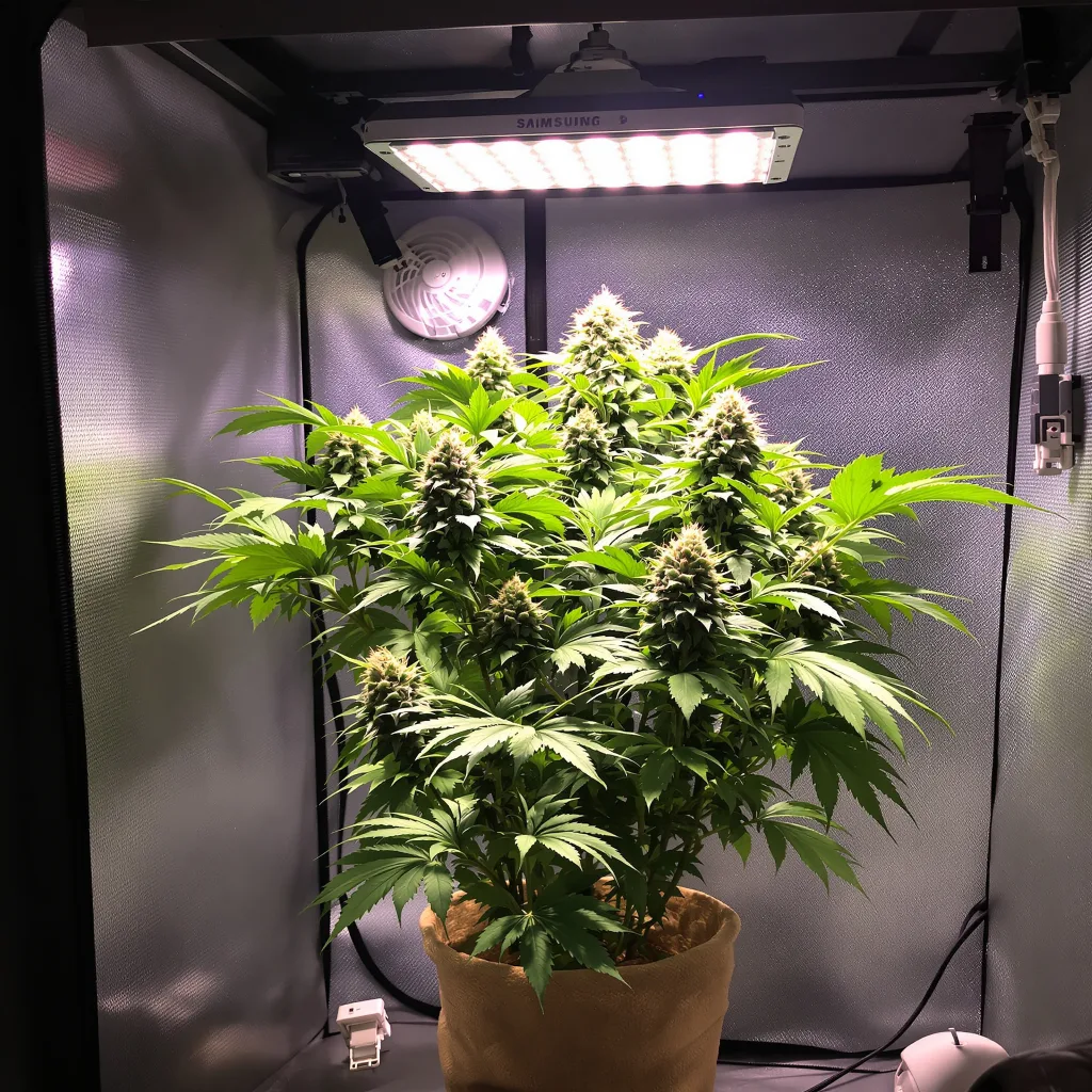 Plante de cannabis Crosswalker en floraison — 90-130 cm féminisée