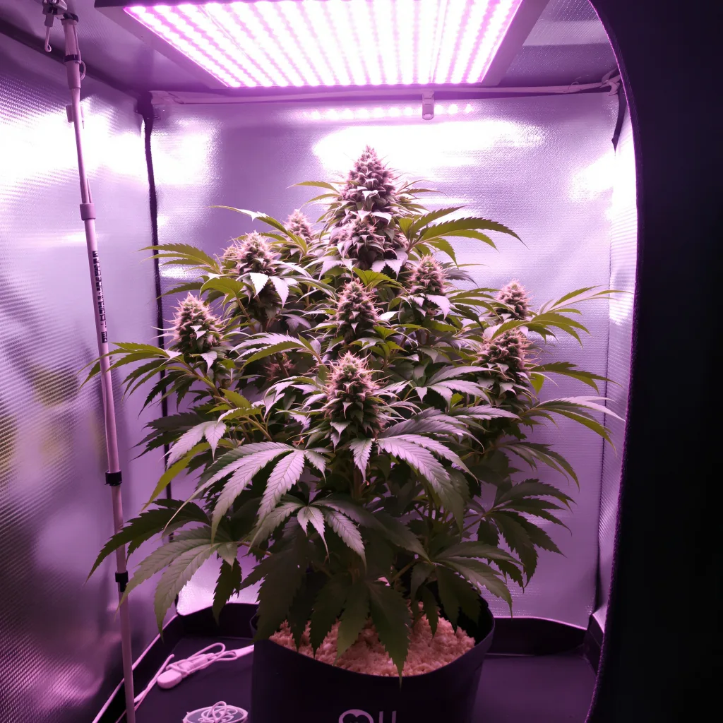 Plante de cannabis Crown Royale en floraison — 90-130 cm féminisée