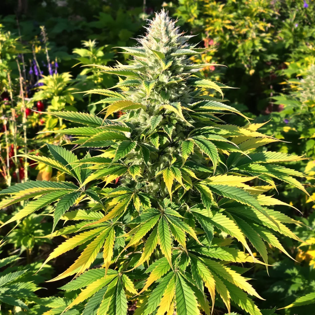 Crown Royale 83% indica / 17% sativa — fleur avec trichomes visibles