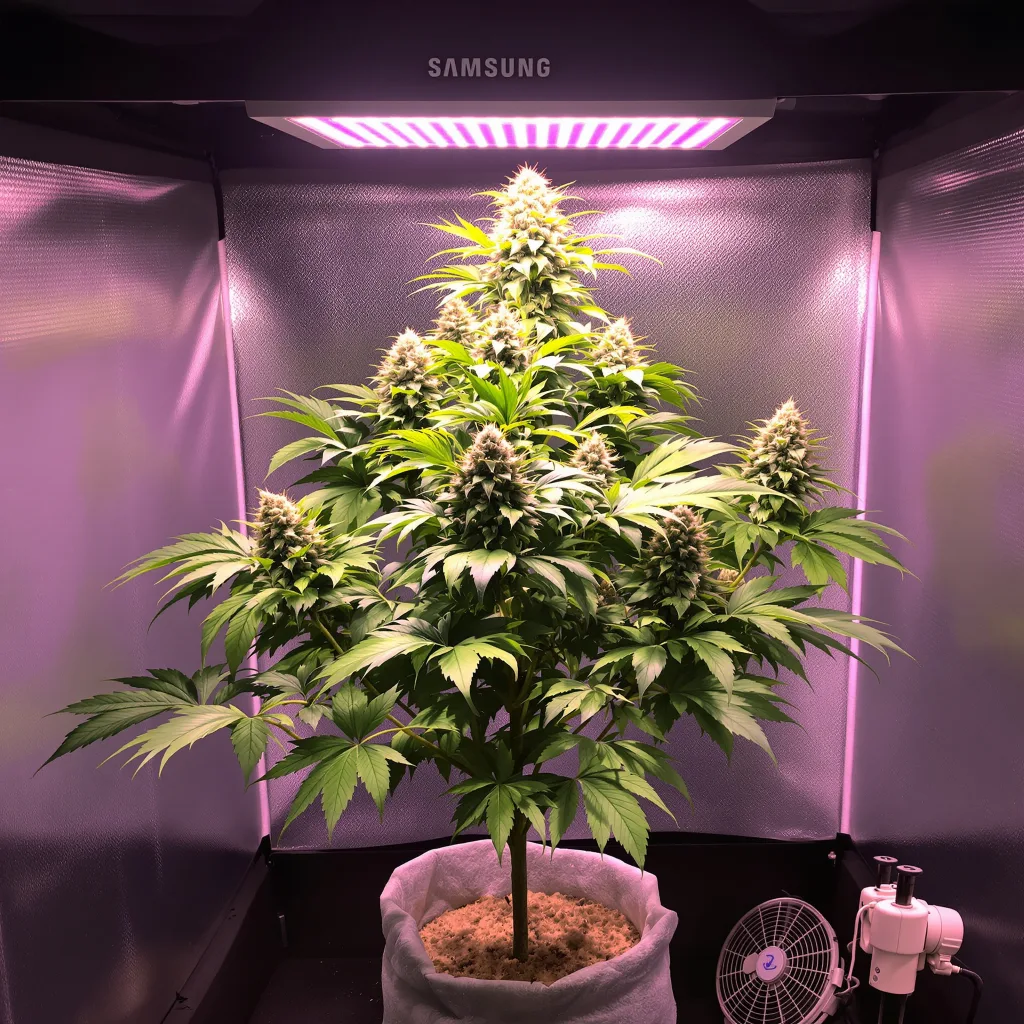 Plante de cannabis Crystal en floraison — 90-130 cm féminisée