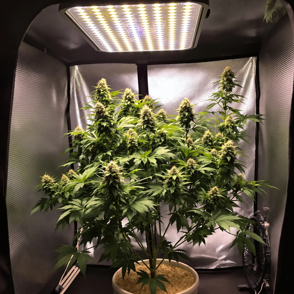 Plante de cannabis Dairy Queen en floraison — 90-130 cm féminisée