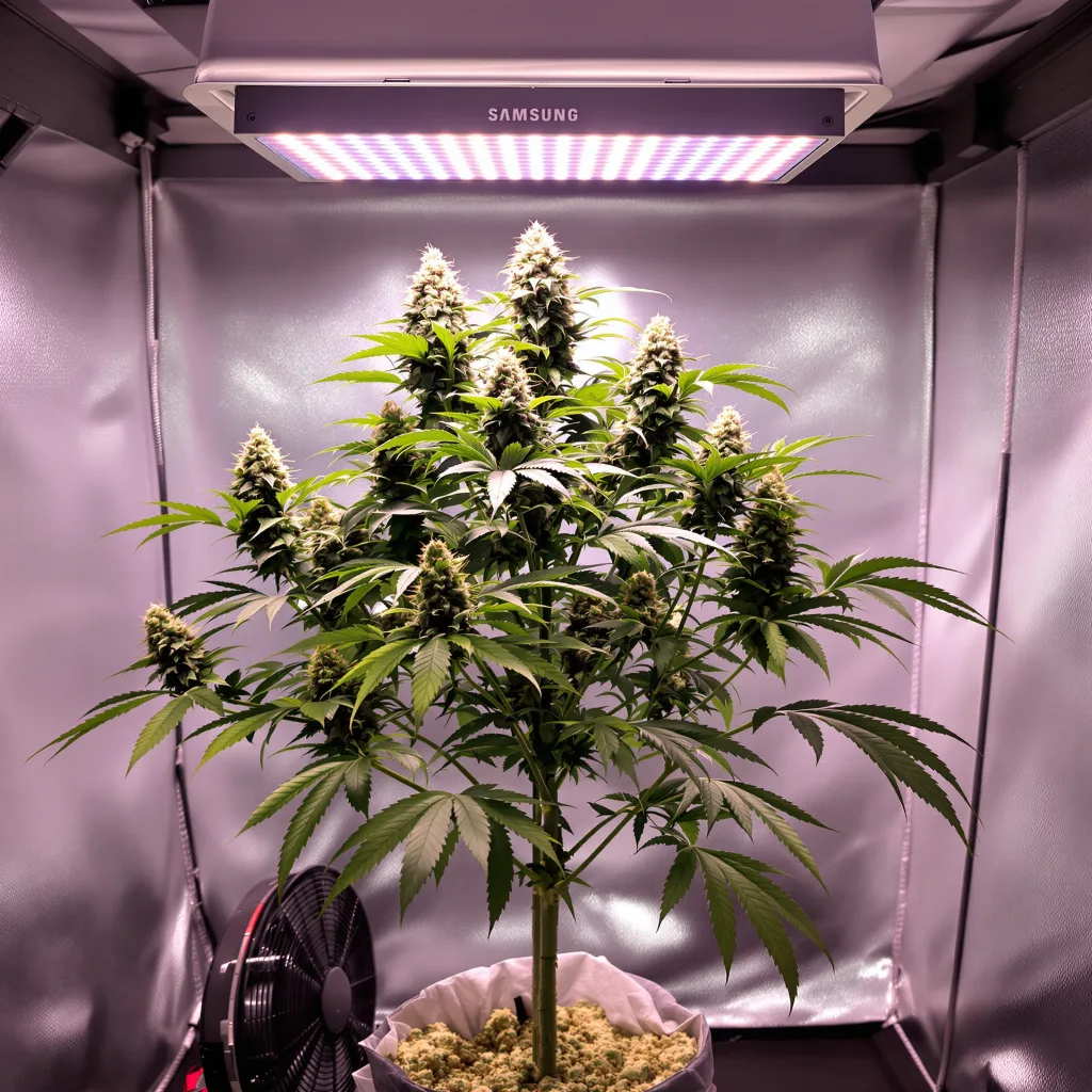 Plante de cannabis Dark Side of the Moon en floraison — 60-100 cm autofloraison