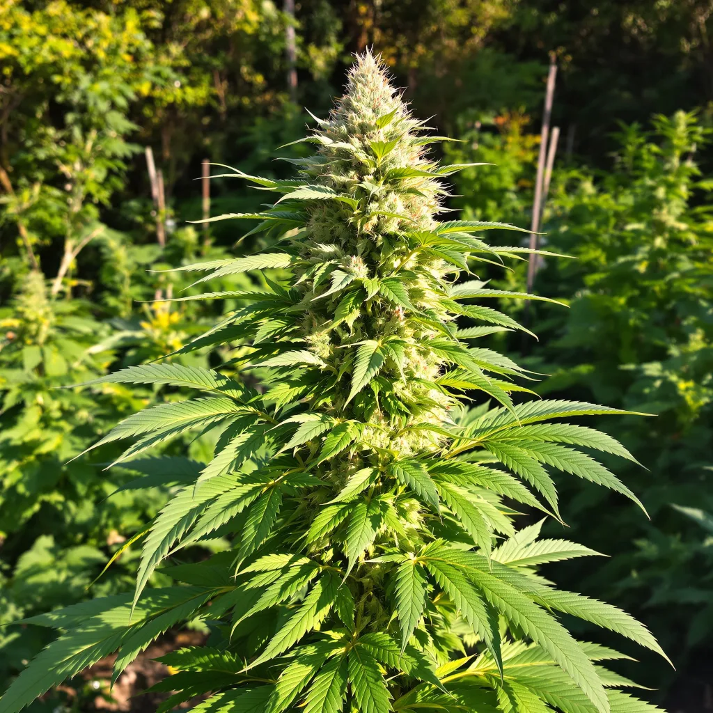 Dark Side of the Moon 86% indica / 14% sativa — fleur avec trichomes visibles