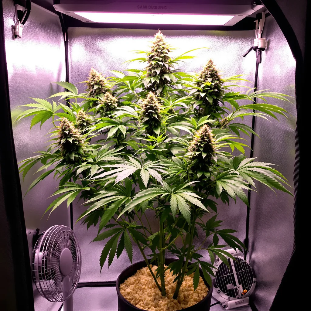 Plante de cannabis Darth Vader OG en floraison — 90-130 cm féminisée
