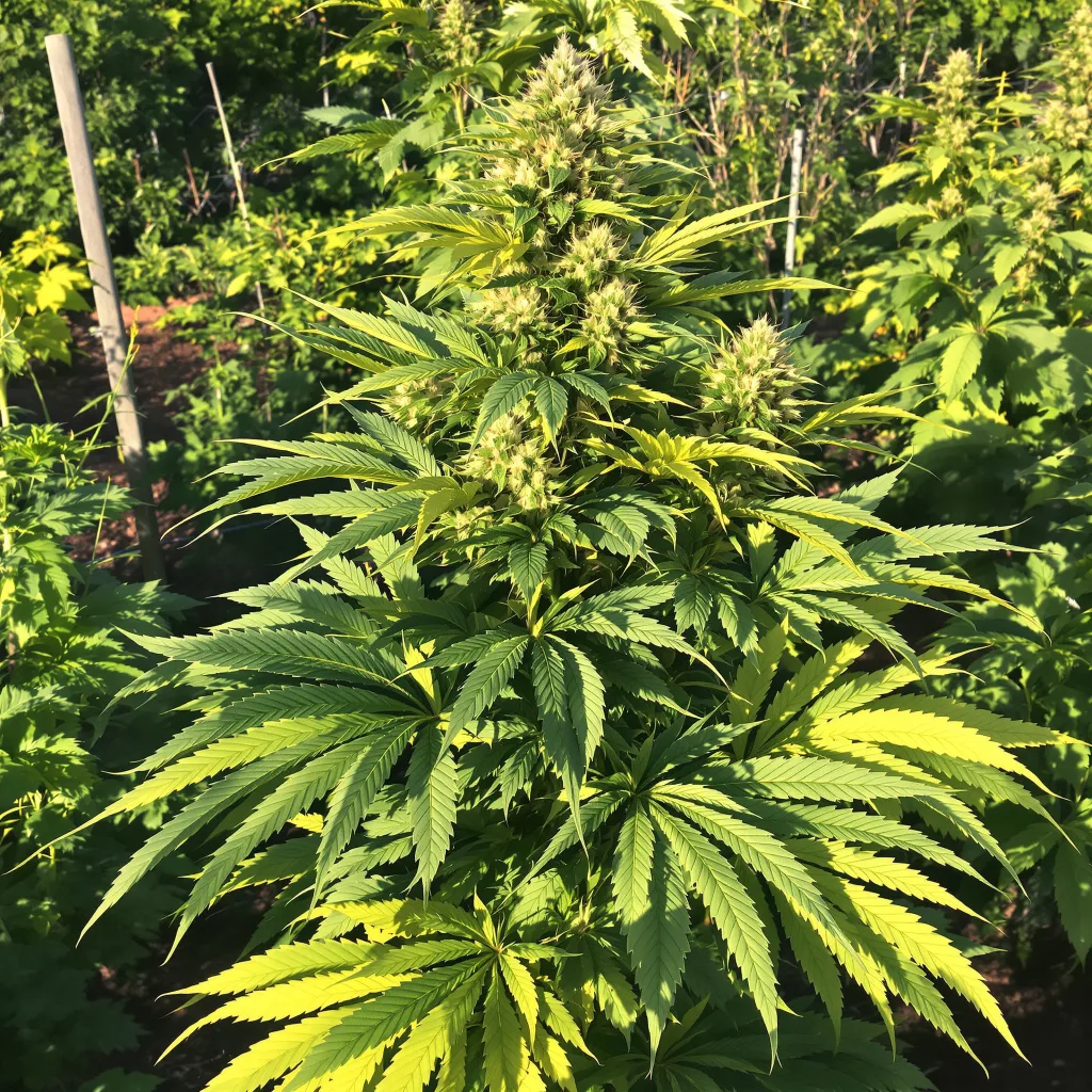 Darth Vader OG 75% indica / 25% sativa — fleur avec trichomes visibles