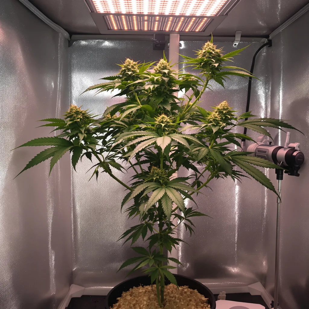 Plante de cannabis Dawgfather OG en floraison — 60-100 cm autofloraison