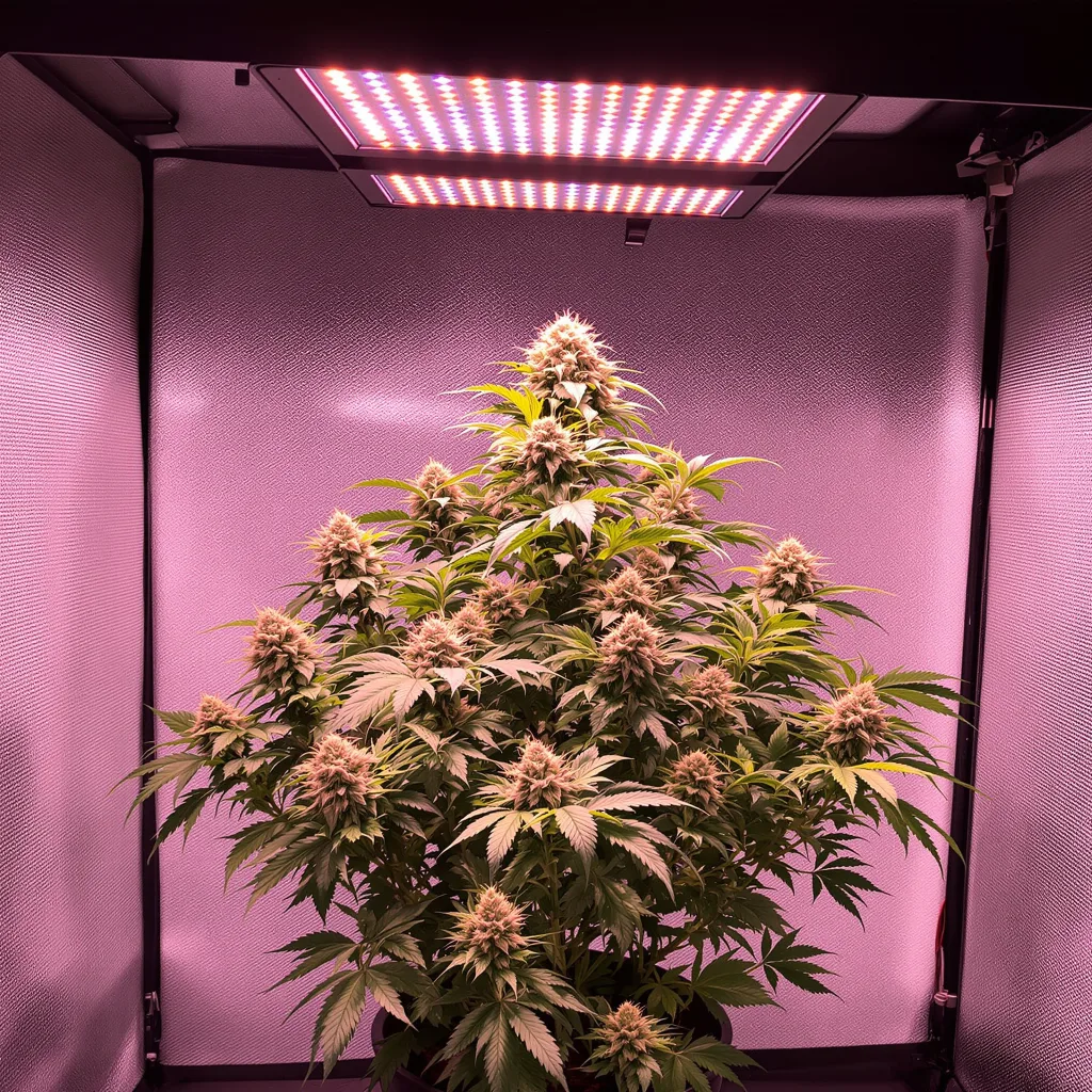 Plante de cannabis Death Bubba en floraison — 60-100 cm autofloraison