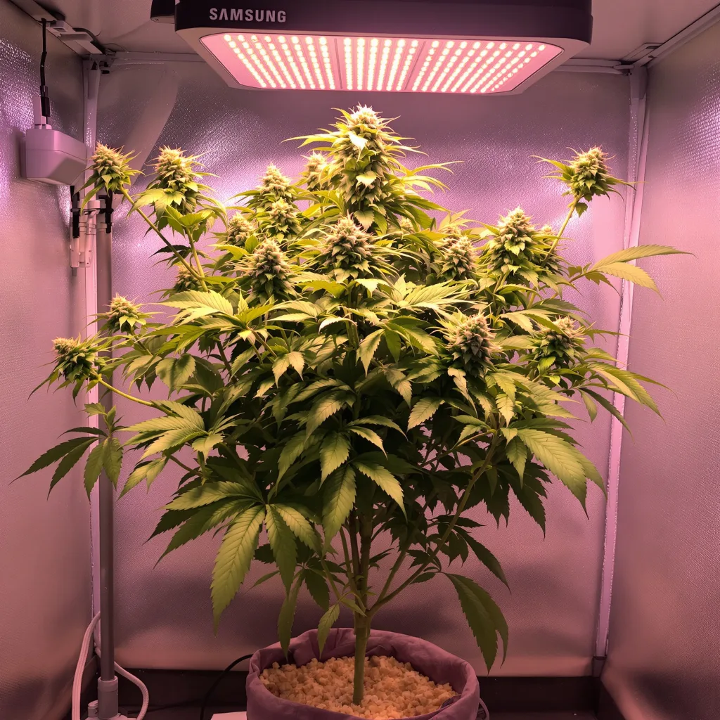 Plante de cannabis Death Star en floraison — 90-130 cm féminisée