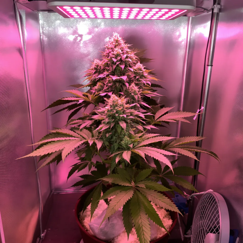 Plante de cannabis Deep Purple en floraison — 60-100 cm autofloraison